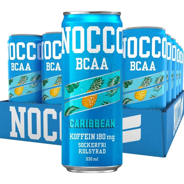 24 x NOCCO BCAA 330 ml Caribbean