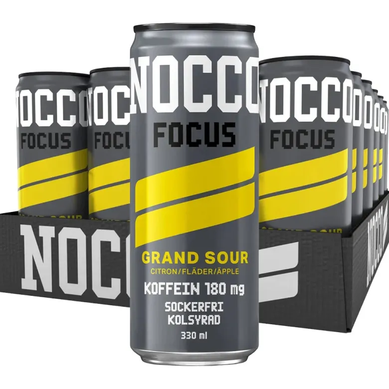 24 x NOCCO FOCUS 330 ml Grand Sour