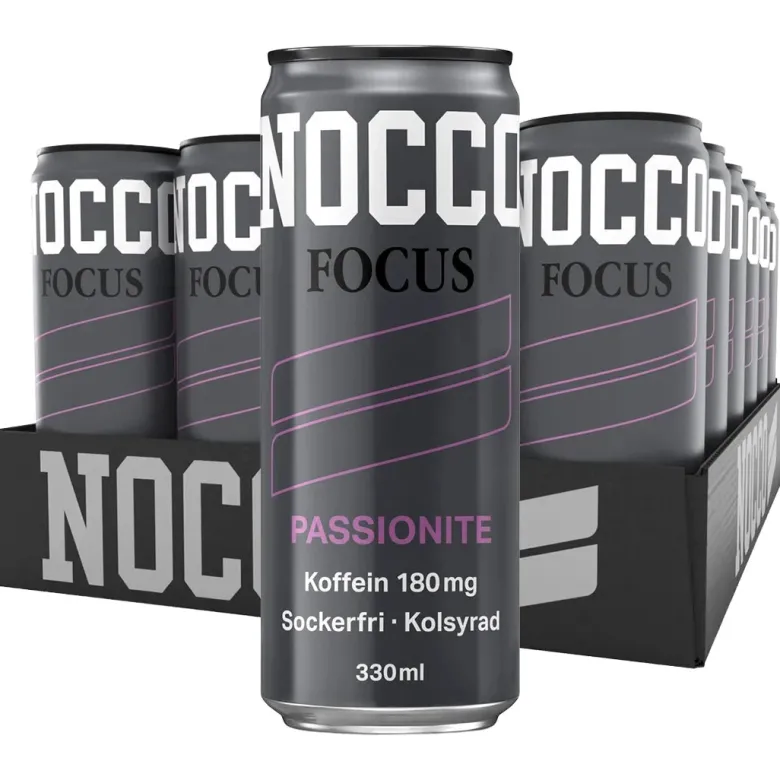 24 x NOCCO Focus 330 ml Passionite