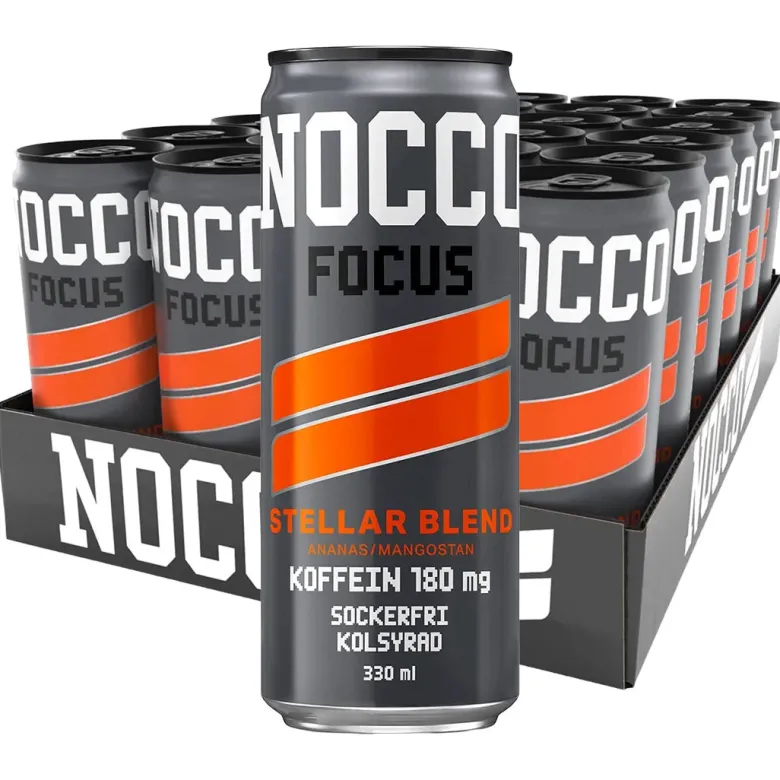 24 x NOCCO FOCUS 330 ml Stellar Blend