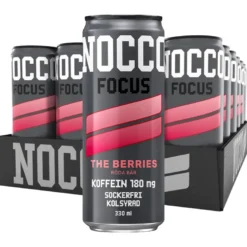 24 x NOCCO FOCUS 330 ml The Berries