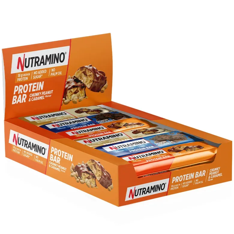 12 x Nutramino Protein Bar 55 g Mixlåda