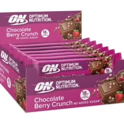 12 x Optimum Nutrition Chocolate Protein Bar 55-59 g Mixlåda