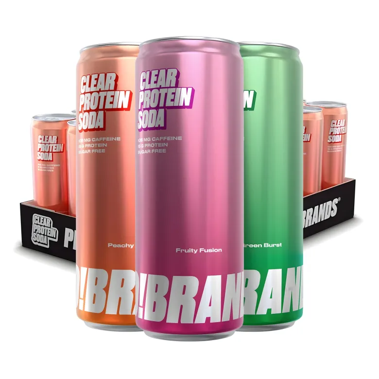24 x Pro Brands Clear Protein Soda 330 ml Mixflak
