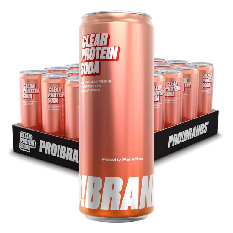 24 x Pro Brands Clear Protein Soda 330 ml