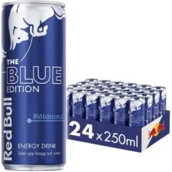 24 x Red Bull Energidryck 250 ml Blue Edition - Blåbär