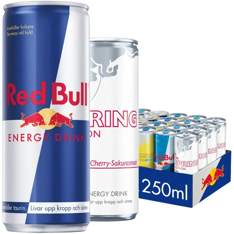 24 x Red Bull Energidryck 250 ml Mixflak