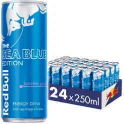 24 x Red Bull Energidryck 250 ml Sea Blue Edition - Juneberry