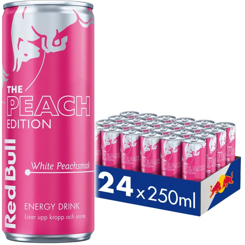 24 x Red Bull 250 ml White Peach