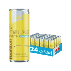 24 x Red Bull 250 ml Yellow Edition Sugarfree - Sudachi Lime