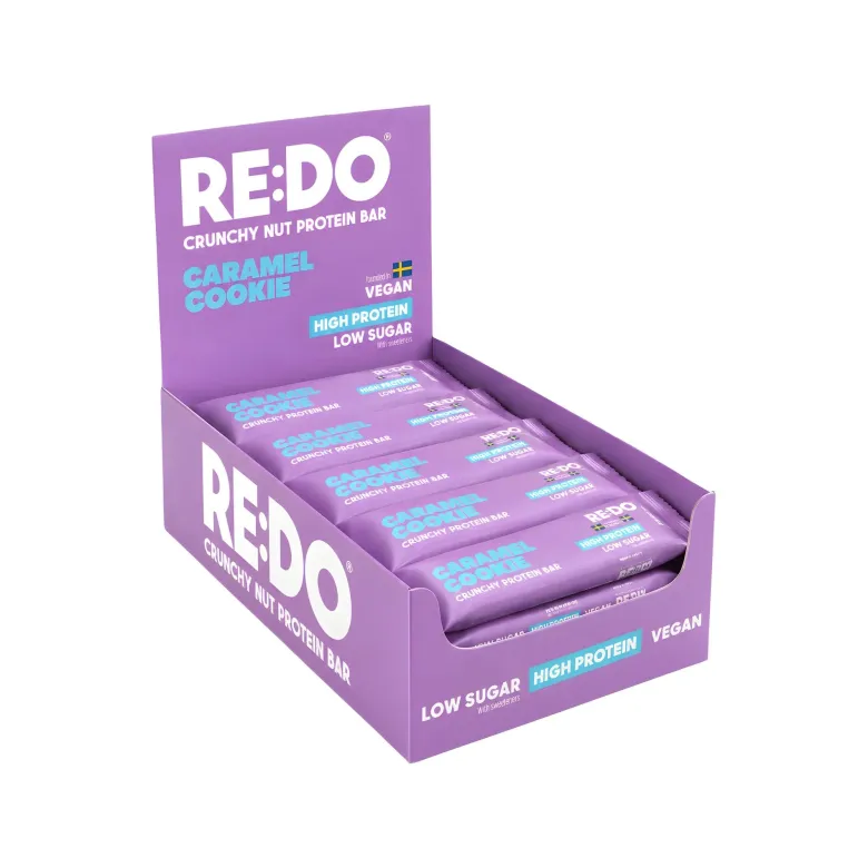 15 x REDO Bar 40 g Crispy Caramel Cookie
