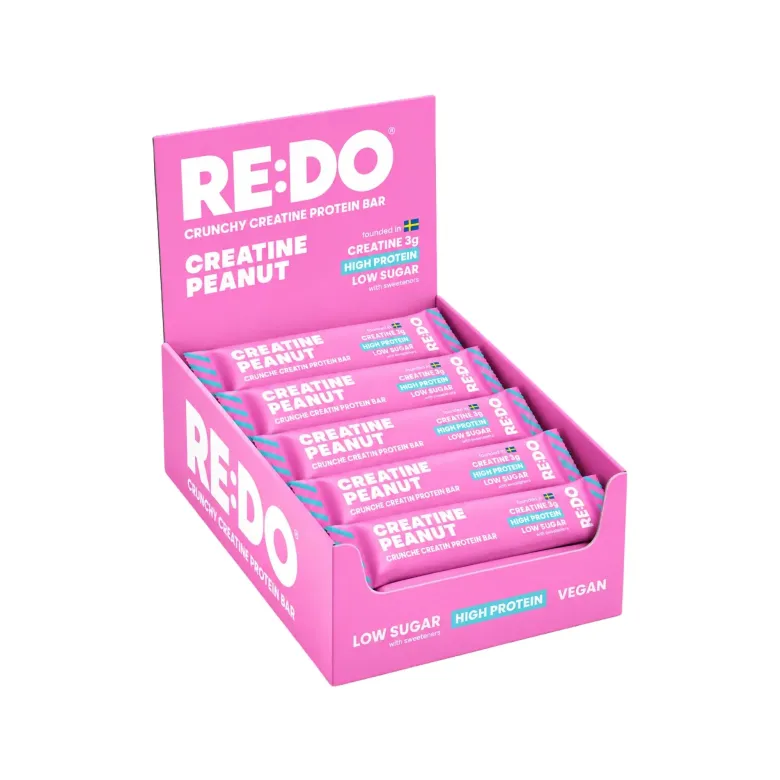 15 x REDO Creatine Bar 40 g Peanut Caramel
