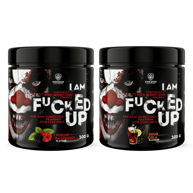 2 x Swedish Supplements Fu*ked up Joker Edition PWO 300 g
