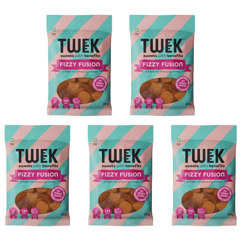 5 x Tweek Sweets 80 g Fizzy Fusion