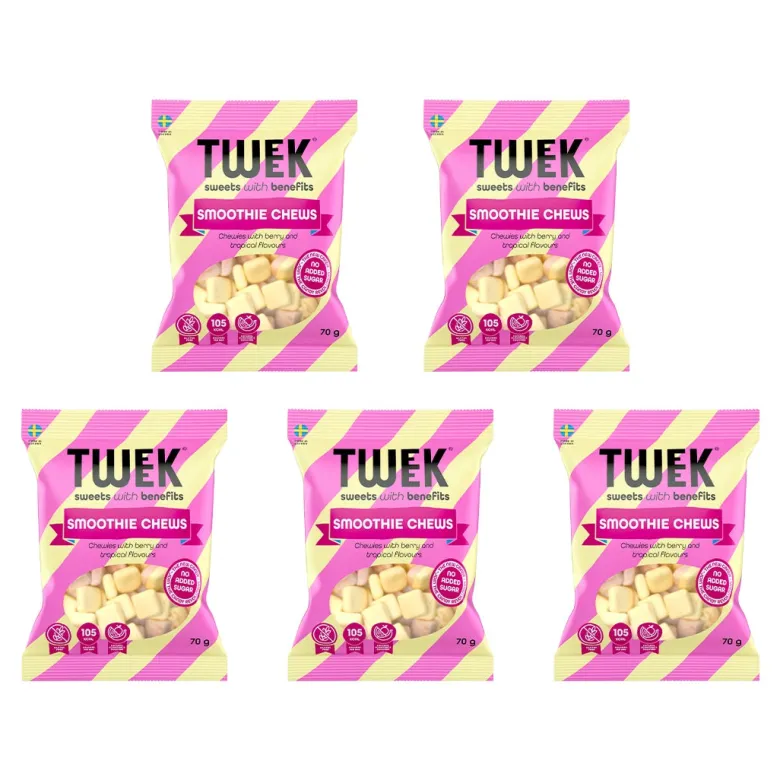 5 x Tweek Sweets 70 g Smoothie Chews