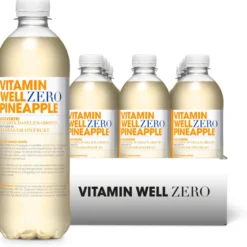 12 x Vitamin Well Zero 500 ml Pineapple