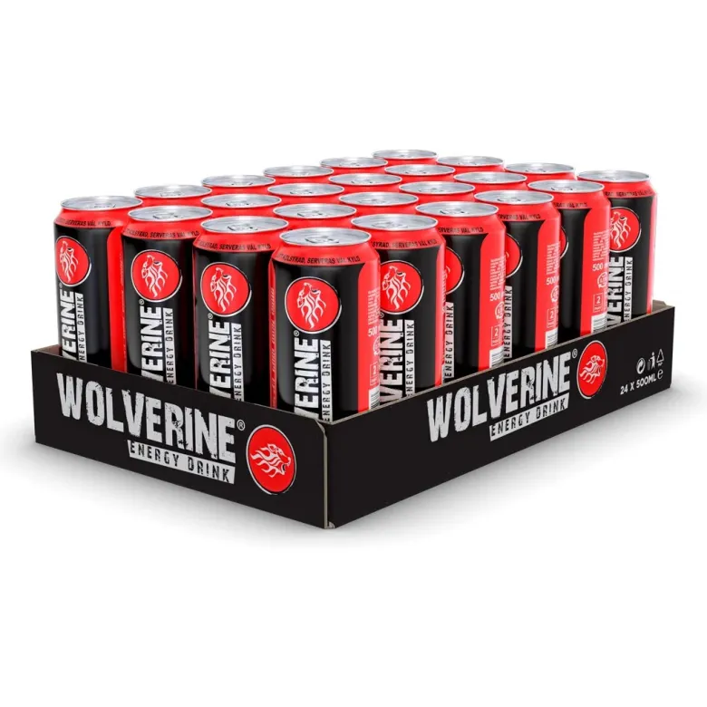 24 x Wolverine Energy Drink 500 ml Original