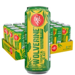 24 x Wolverine Energy Drink 500 ml Tropical Blast